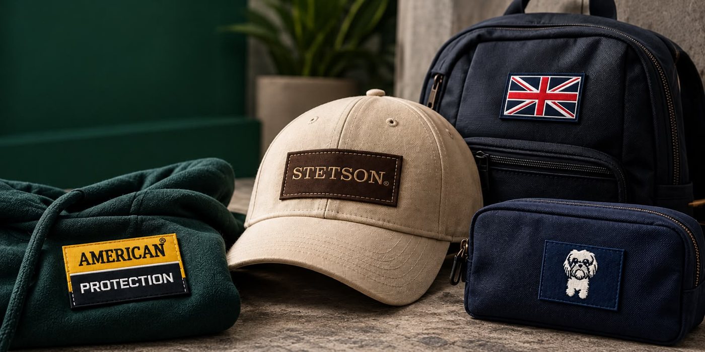 Parches para gorras y mochilas promocionales
